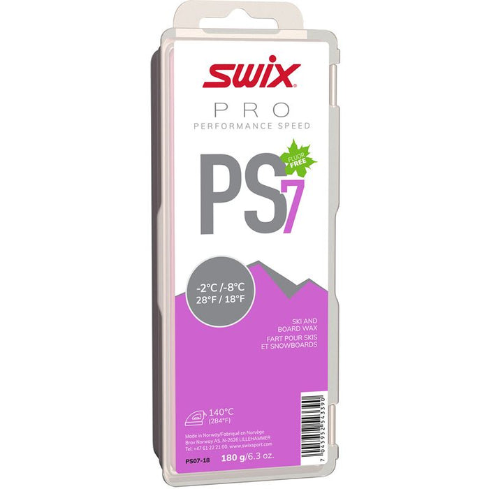 Swix PS7 Wax (-2⁰C to -8⁰C)