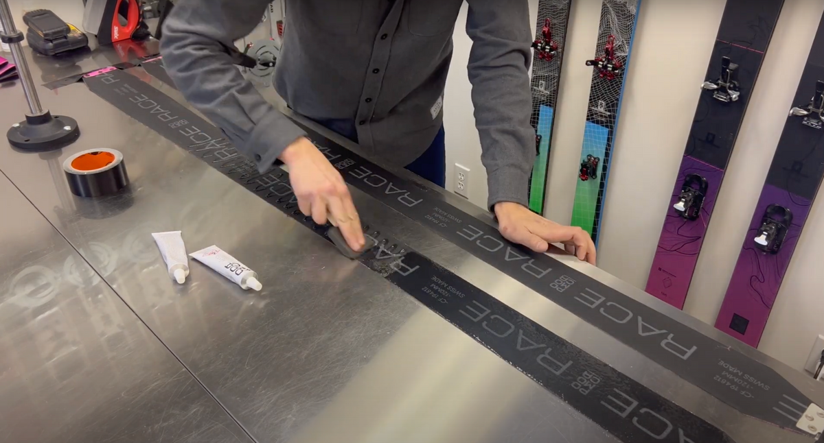 How To ReGlue Climbing Skins at Home — SkiUphill RunUphill