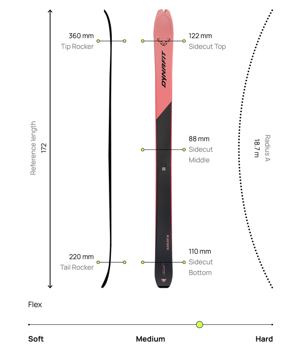 Dynafit Blacklight 88 FL 70 Skis