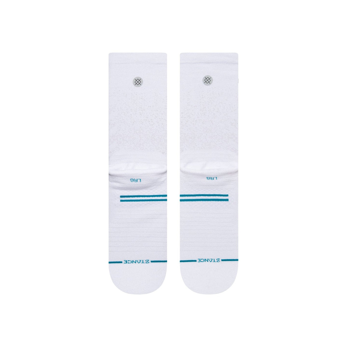 Stance Run Light Crew White