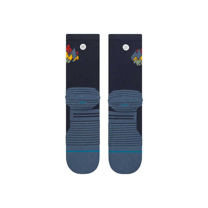 Stance Run Light Crew Peaks Ribbed