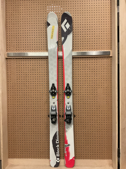 USED Black Diamond Joule 95 skis 165cm w/ binding + skins