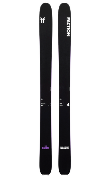 美品 FACTION La Machine 4 kingpin13付き Faction La Machine 4 Massive Skis — SkiUphill | RunUphill
