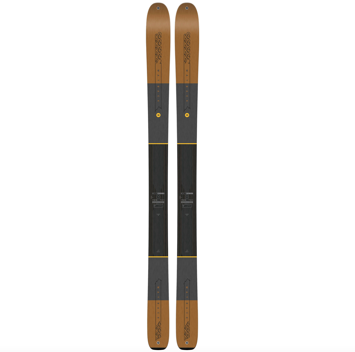 K2 WAYBACK 98 172cm バックカントリースキー板 K2 Wayback 98 Skis — SkiUphill | RunUphill