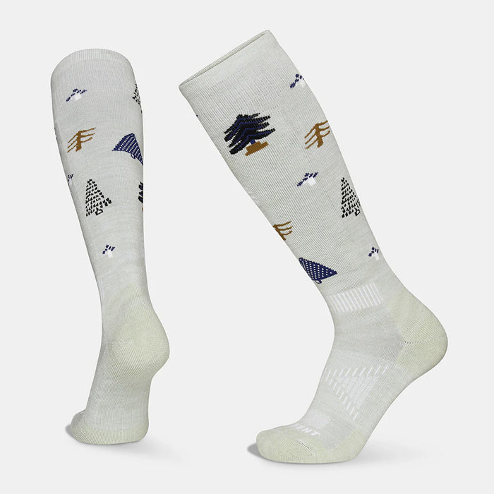 Lé Bent Light Cushion Forest Snow Socks