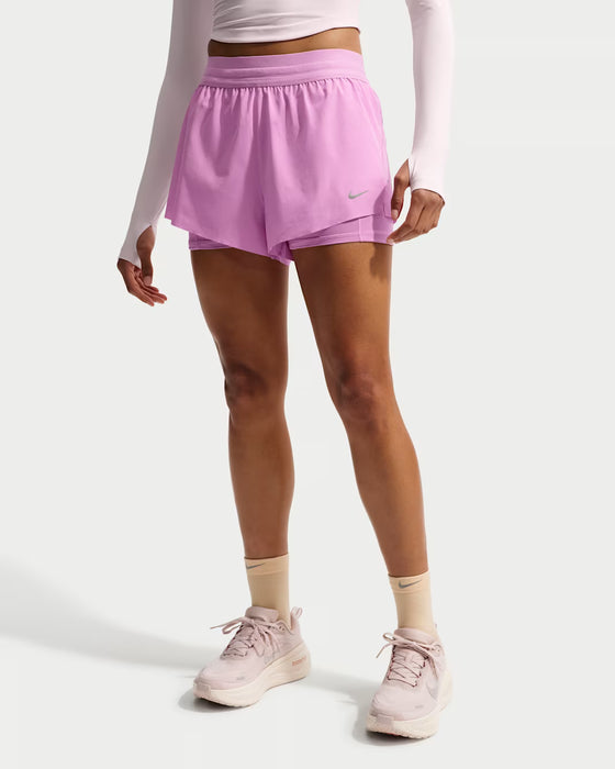 Nike Swift Dri-FIT Mid-Rise 4"  2-in-1 Shorts (Women's)