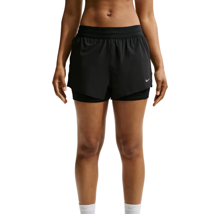 Nike Swift Mid-Rise 4"  2-in-1 Shorts (Women's)