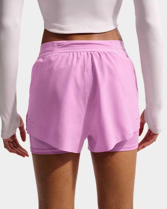 Nike Swift Dri-FIT Mid-Rise 4"  2-in-1 Shorts (Women's)