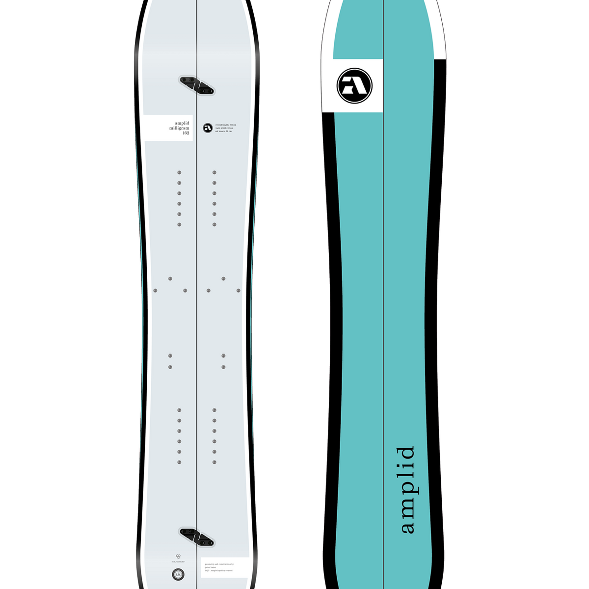 Amplid Milligram Splitboard — SkiUphill | RunUphill