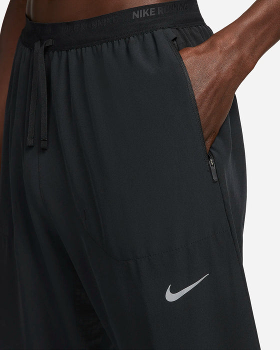 Nike Men s Phenom Dri FIT Woven Running Pants Black Medium