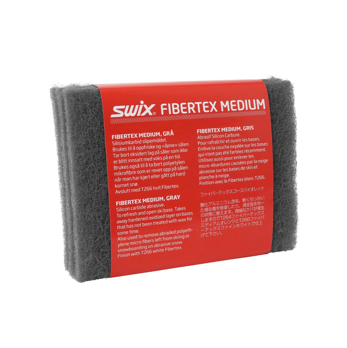 Swix Fibertex Medium Grey Pads - 3 PCS